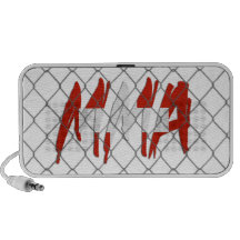 Switzerland MMA white doodle speaker
