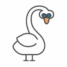 Swivvel Swan Photo Cut Outs