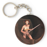 Sword Girl Key Chains