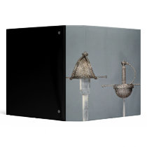 Swords: cup-hilted rapier of chiselled steel binders