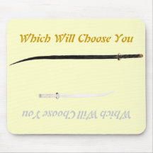 Swords of Legend: Which Will Choose You? Mousepads