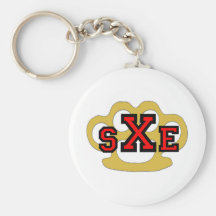 SXE Straight Edge Keychains