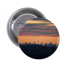 Sydney 100km Away - 2 Pinback Button