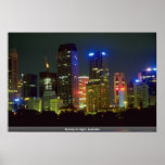 Sydney at night, Australia Print