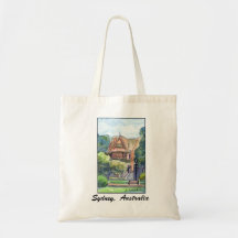 Sydney Australia Hollis Park Tote Bags