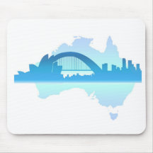Sydney Australia Mouse Mat