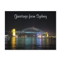 sydney bridge night greetings