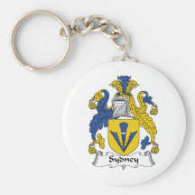 Sydney Family Crest Keychains