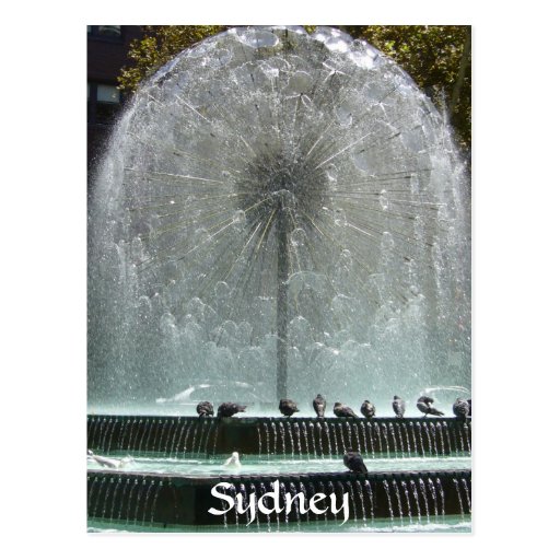 sydney fountain post cards