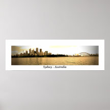 Sydney Gold Print