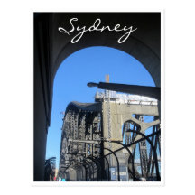 sydney harbour archway post card
