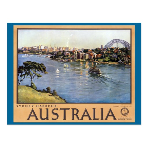 Sydney Harbour, Australia Postcards