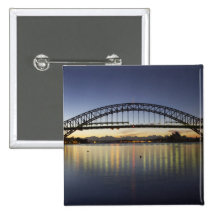 Sydney Harbour Bridge and Sydney Opera House at Pinback Buttons