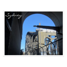 sydney harbour bridge arch postcards