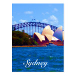 sydney harbour colours post cards