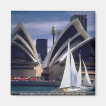 Sydney Opera House from the Harbour, New South Wal Refrigerator Magnet