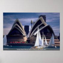 Sydney Opera House from the Harbour, New South Wal Print