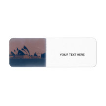 Sydney Opera House Return Address Labels