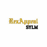SYLM Black Vintage polo shirt embroidered shirts