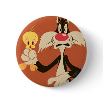 Sylvester with Tweety Buttons