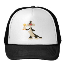 Sylvester with Tweety Mesh Hat
