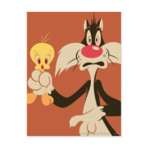 Sylvester with Tweety Post Card