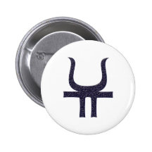 Symbol Asteroid Vesta Anstecknadelbutton