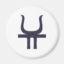 Symbol Asteroid Vesta Kühlschrankmagnete