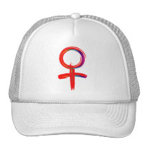 Symbol for Woman Trucker Hats