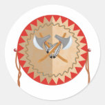 Symbol Indianer Stickers
