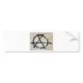 Symbol of Anarchy painted on a wall Bumper Stickers