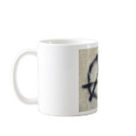 Symbol of Anarchy painted on a wall Coffee Mug