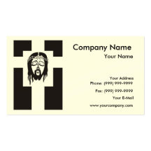 Symbol of Jesus Christ Crucifixion. Business Cards