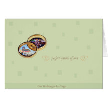 Symbol of Love Las Vegas Wedding Card