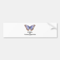 Symbol Of Transformation (Butterfly) bumper stickers