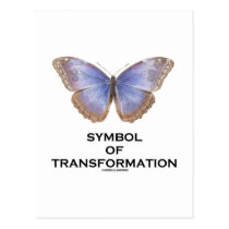 Symbol Of Transformation (Butterfly) postcards