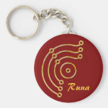 Symbol RUNA / GOLD, Runa Key Chain