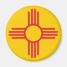 Symbol Sonne sun New Mexico Kühlschrankmagnet
