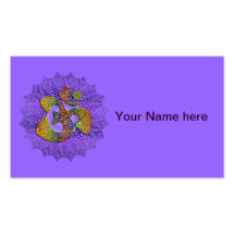 Symbol Universal OM / AUM - Ornament Business Card