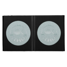 Symbole chrétien de poissons d'IXTHUS - ARGENT Étuis iPad Folio