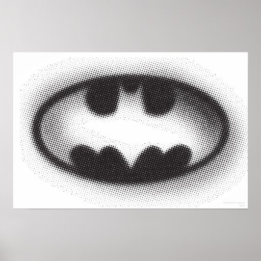 Symbole de batte - image tramée de logo de Batman Posters