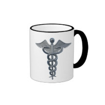 Symbole de corps médical tasse
