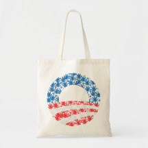 Symbole de feuille de pot d'Obama Sacs