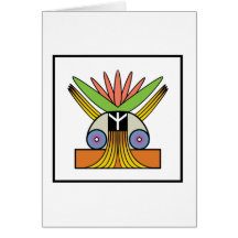 Symbole de paix de Salome Carte De Vœux