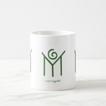 Symbole humble vert de SymTell Mug