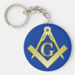 Symbole Keychain de franc-maçonnerie Porte-clef