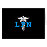 Symbole médical de LPN Carte De Vœux