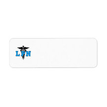 Symbole médical de LPN Étiquettes D’adresse Retour