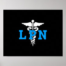 Symbole médical de LPN Posters