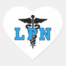 Symbole médical des infirmières LPN Adhésifs